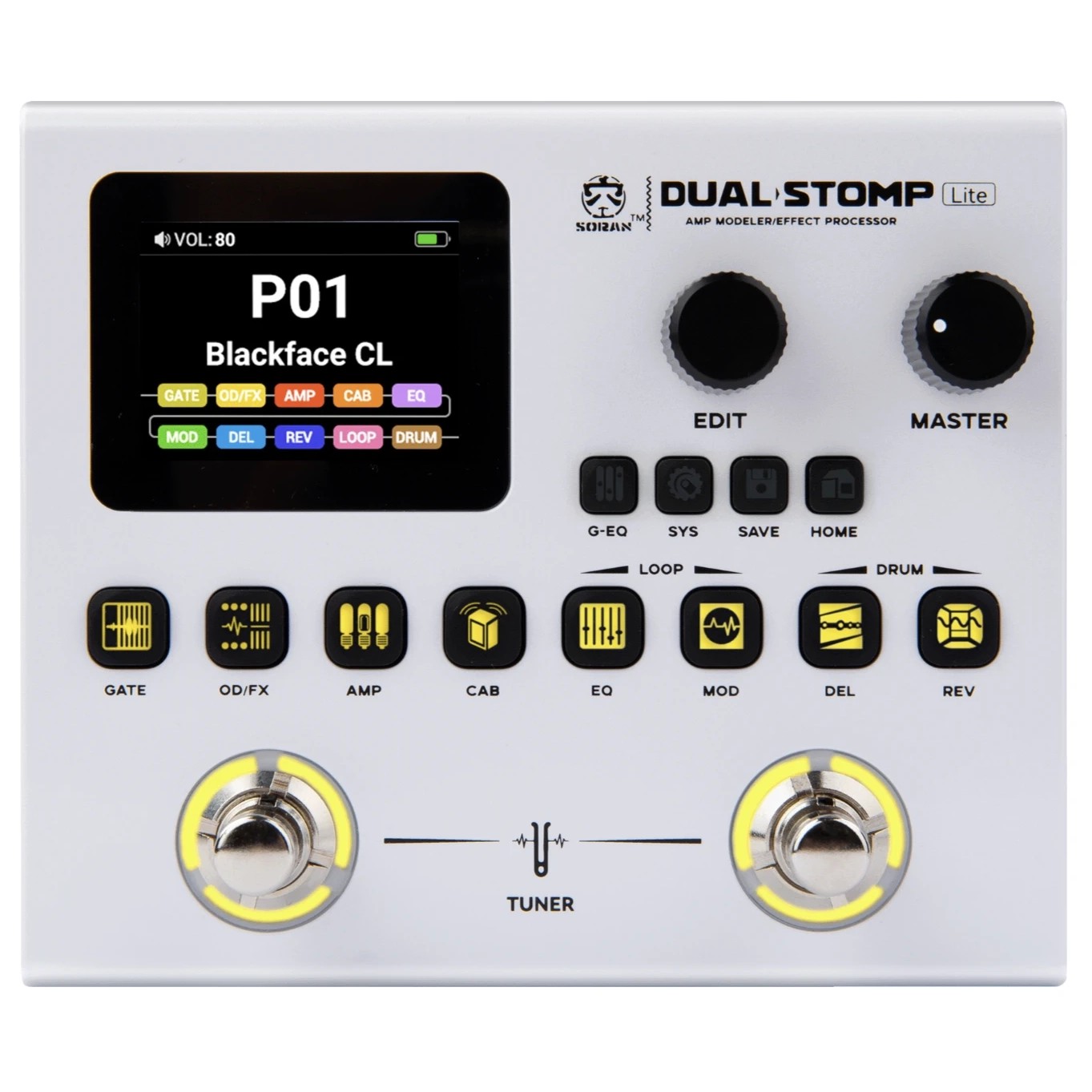 Гитарный процессор SORAN JME-02 Dual Stomp Lite