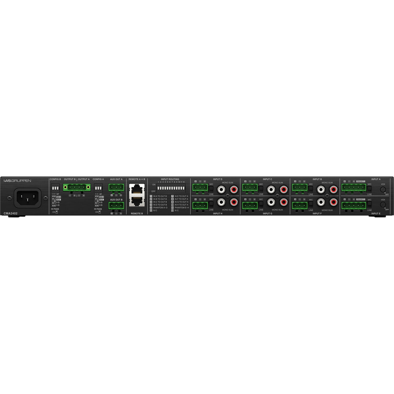 Микшер-усилитель трансляционный LAB.GRUPPEN CMA2402