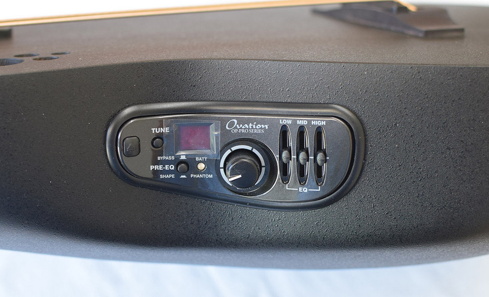 Электроакустическая гитара OVATION B778TX-5 ELITE TX Bass Mid Cutaway, Black Textured