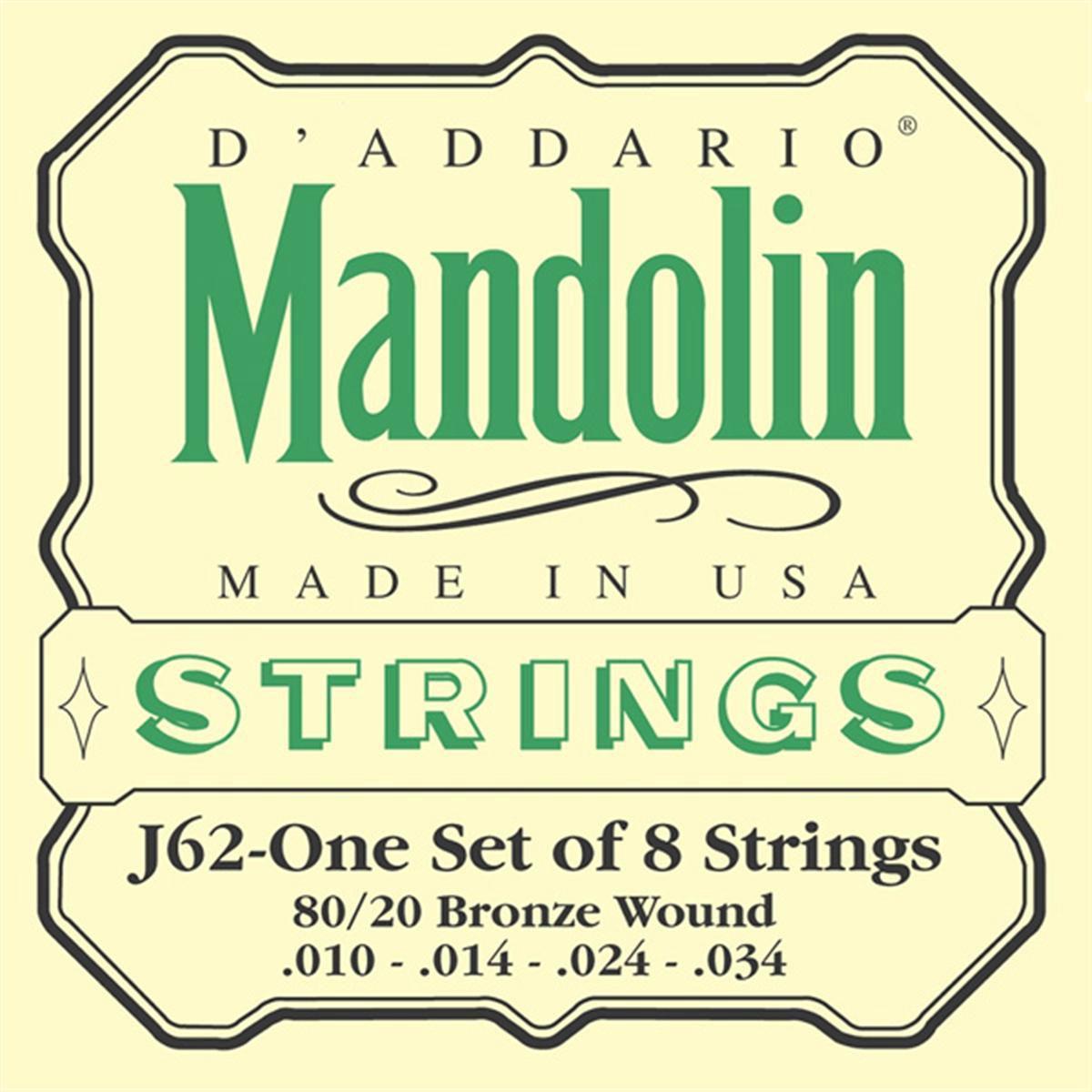 Струны для мандолины D'Addario J62
