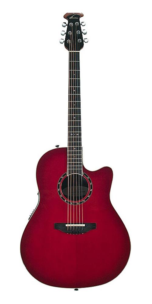 Электроакустическая гитара OVATION 2771AX-CCB Standard Balladeer Deep Contour Cutaway Cherry Burst