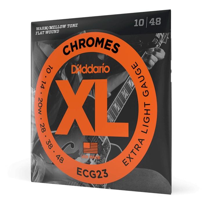 Струны для гитары D'Addario ECG23 Chromes
