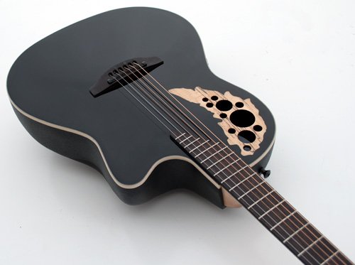 Электроакустическая гитара OVATION 1778TX-5GSM ELITE TX MID CUTAWAY, BLACK SPALTED