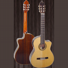 Электроклассическая гитара Valencia CG50CEw/b