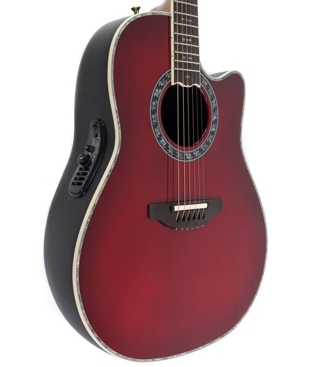 Электроакустическая гитара OVATION C2079AX-CCB Custom Legend Deep Contour Cutaway Cherry Cherry Burs