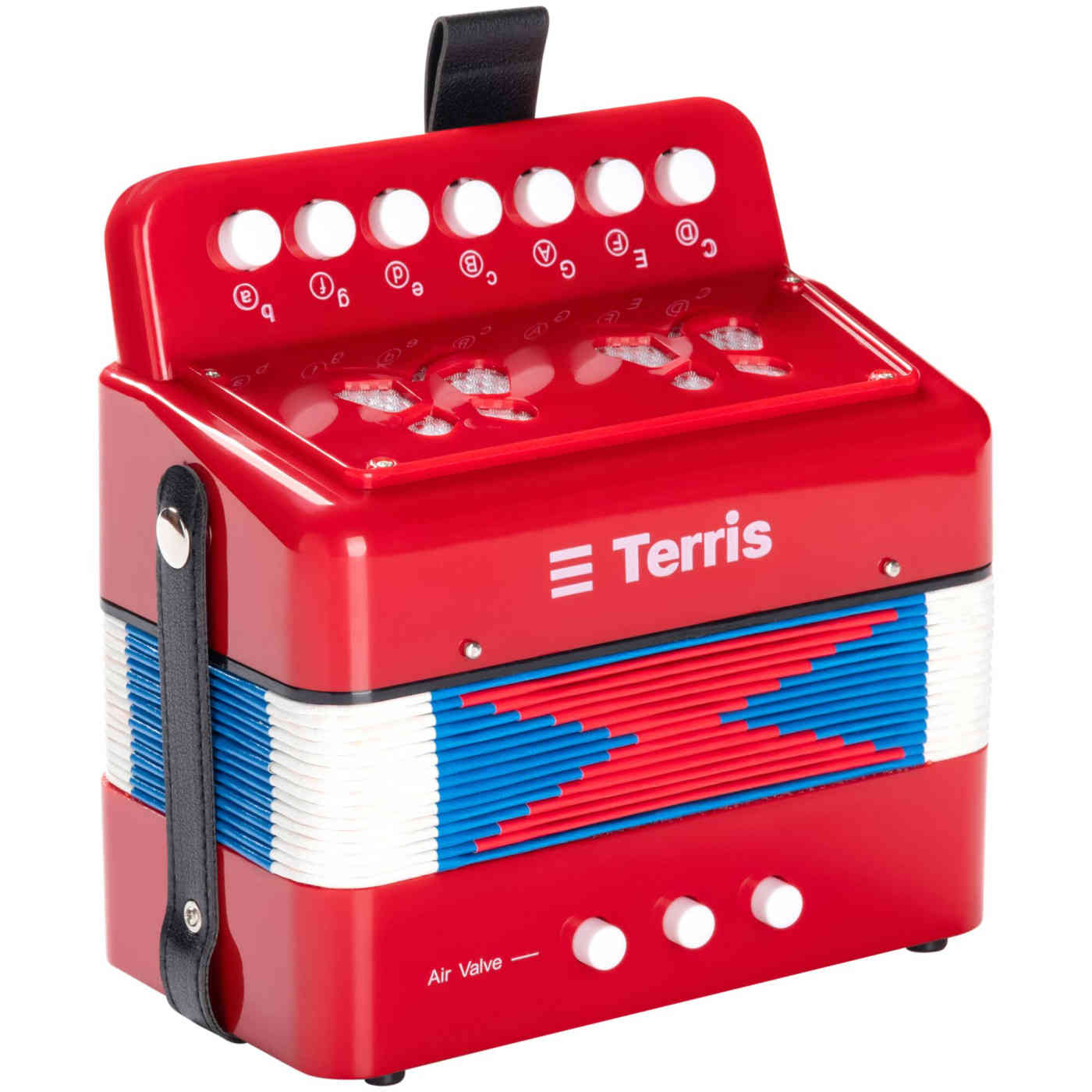 Гармошка детская TERRIS TB-7/2 RD-1