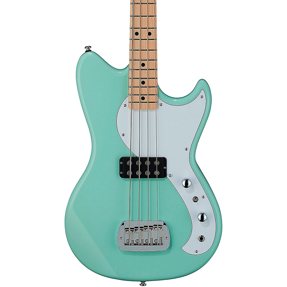Бас-гитара G&L Tribute Fallout Bass Surf Green MP