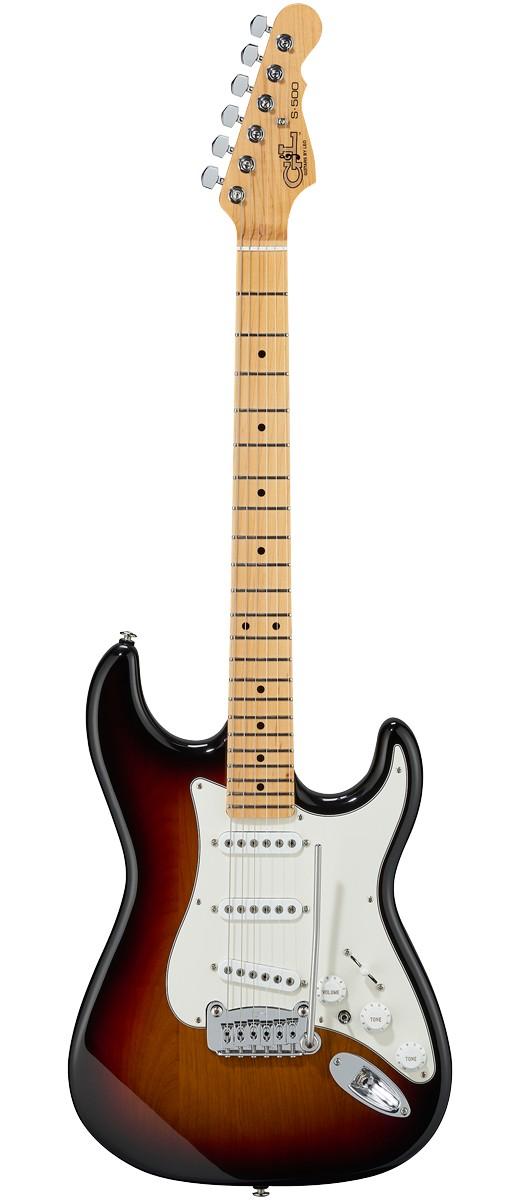 Электрогитара G&L S-500 3-Tone Sunburst MP