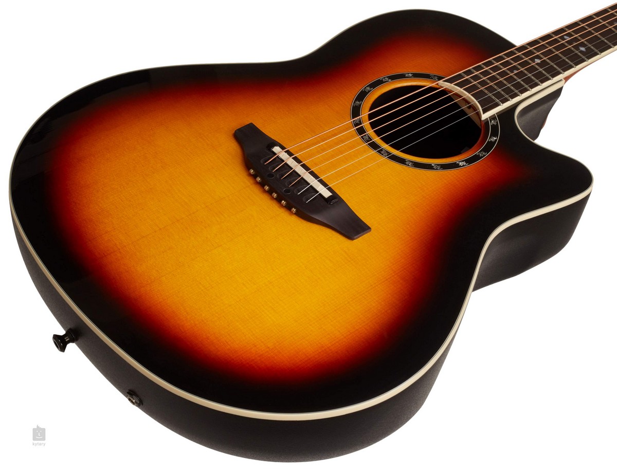 Электроакустическая гитара OVATION 2771AX-1 Standard Balladeer Deep Contour Cutaway Sunburst
