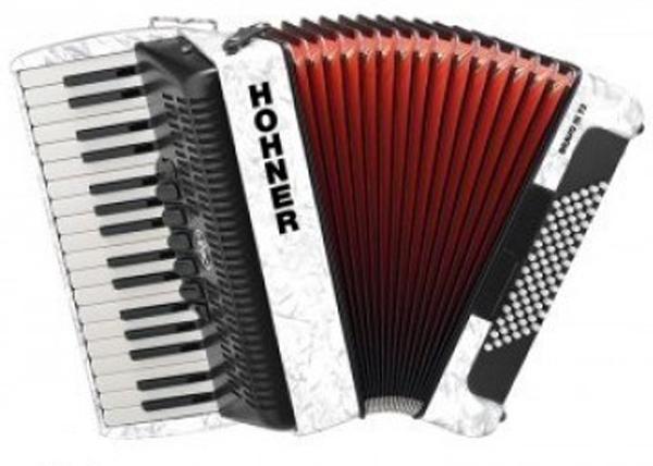 Аккордеон HOHNER The New Bravo III 72 (A16611) white