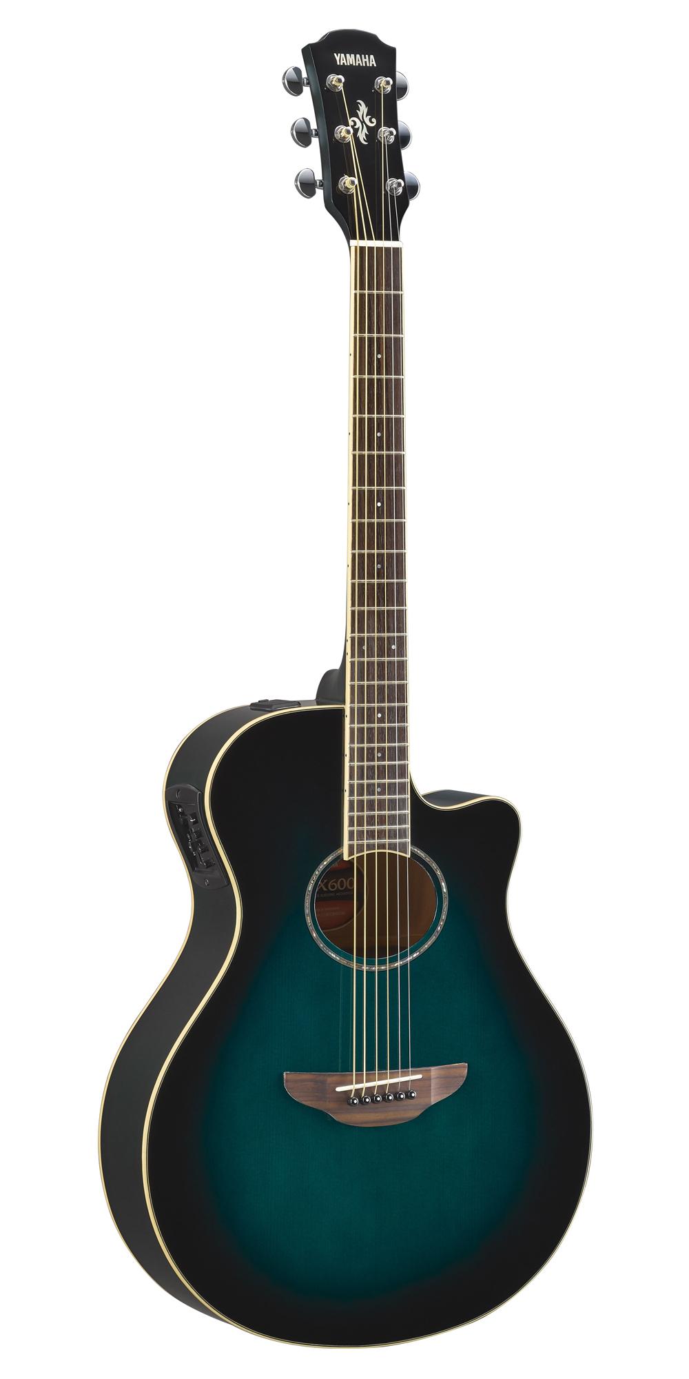 Электроакустическая гитара Yamaha APX600 ORIENTAL BLUE BURST
