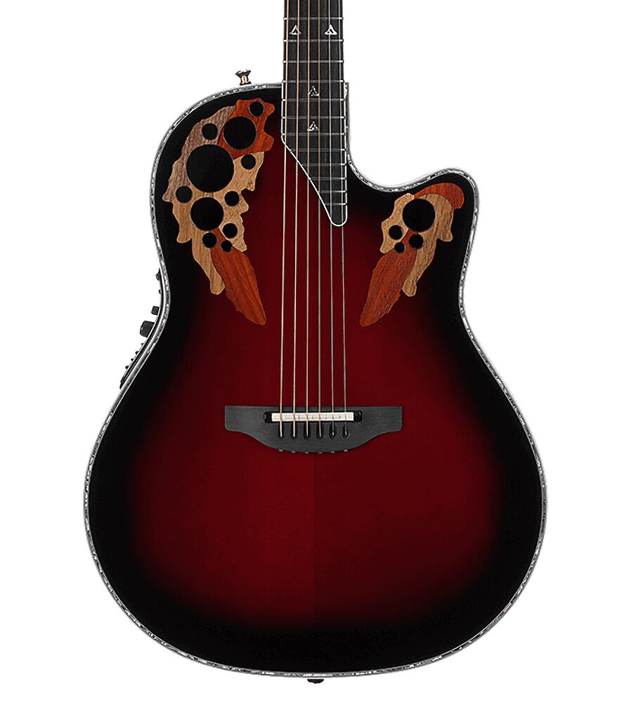 Электроакустическая гитара OVATION C1778LX-BCB Custom Elite LX USA Black Cherry Burst