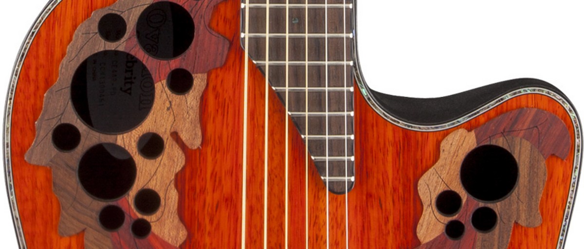 Электроакустическая гитара OVATION CE44P-PD CELEBRITY ELITE PLUS MID-CUTAWAY, PADAUK