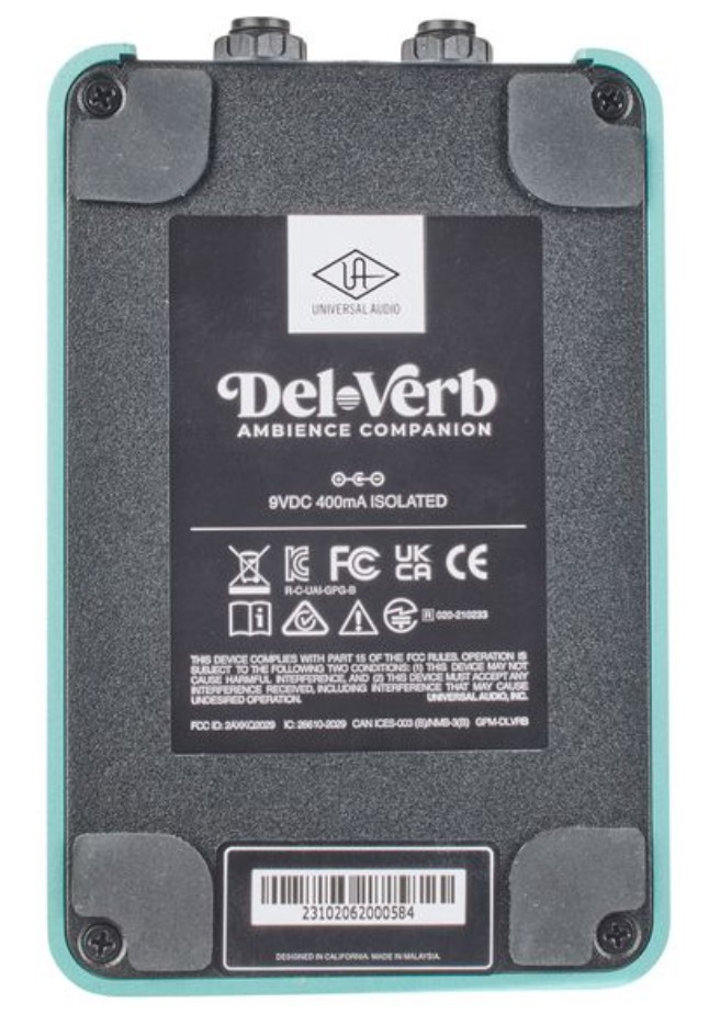Педаль эффектов Universal Audio UAFX Del-Verb