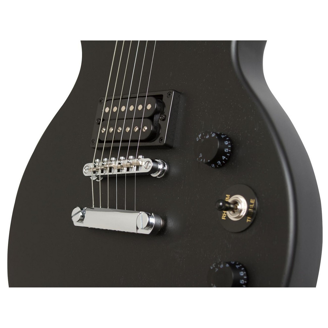 Электрогитара EPIPHONE Les Paul Special Satin E1 EBV Ebony Vintage