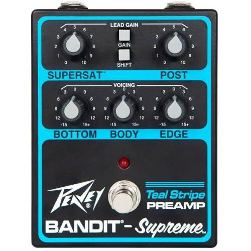 Педаль эффектов PEAVEY Bandit Supreme Teal Stripe Preamp