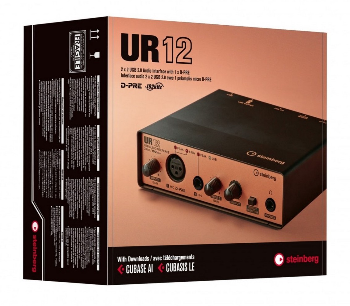 Аудиоинтерфейс Steinberg UR12B