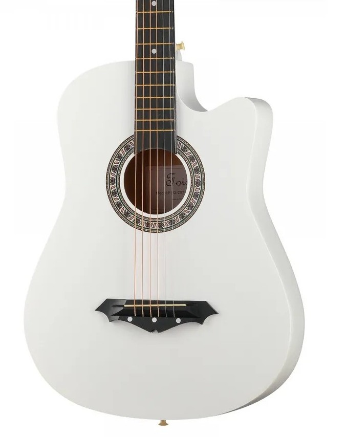 Акустическая гитара комплект Foix FFG-2038CAP-WH