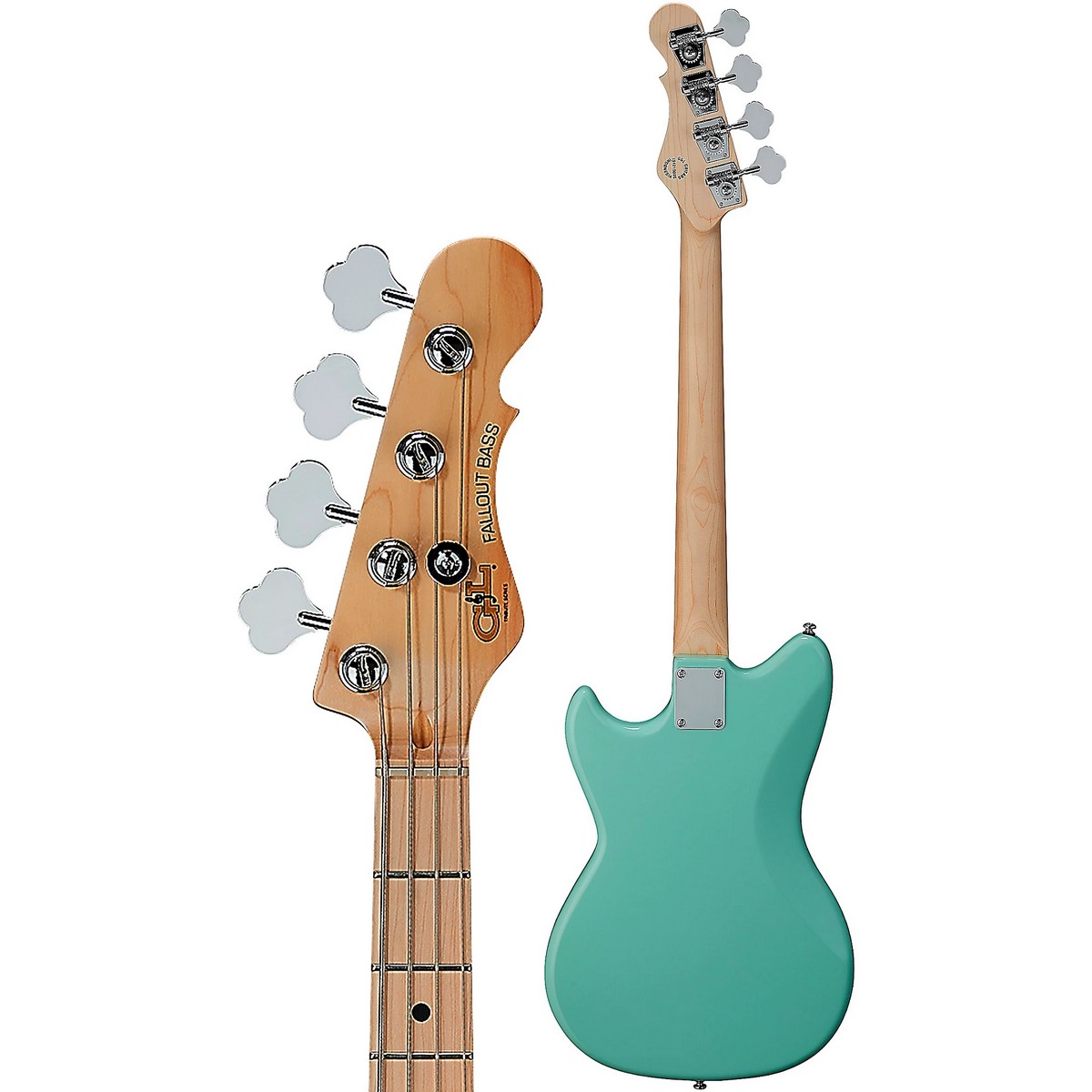 Бас-гитара G&L Tribute Fallout Bass Surf Green MP