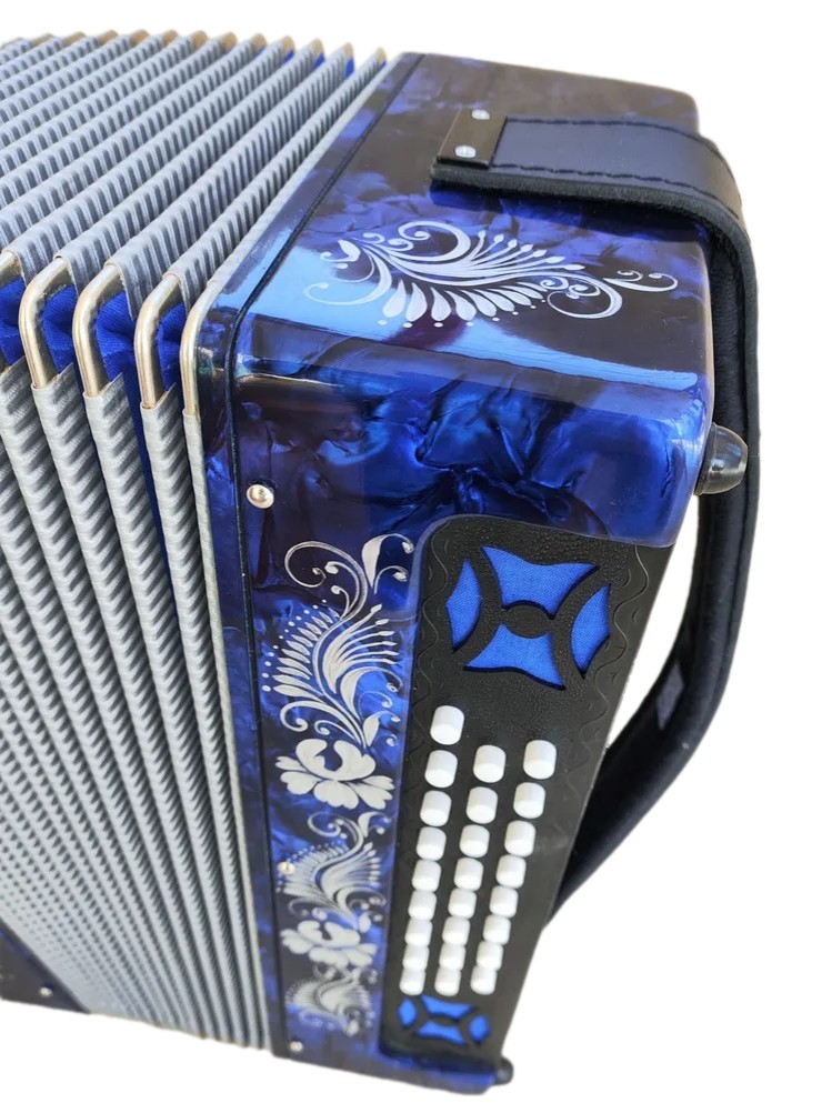 Гармонь ТУЛЬСКАЯ 301М (Г-21 Синяя ДО-Мажор)