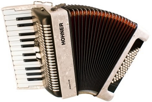 Аккордеон Hohner Bravo II 48 (белый)