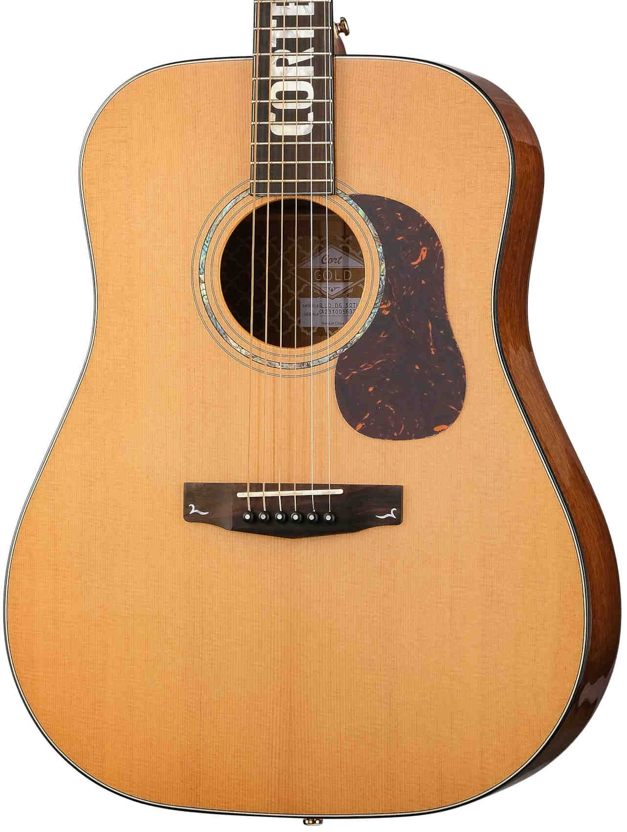 Электроакустическая гитара Cort Gold-D6-50th-WCASE-NAT Gold Series