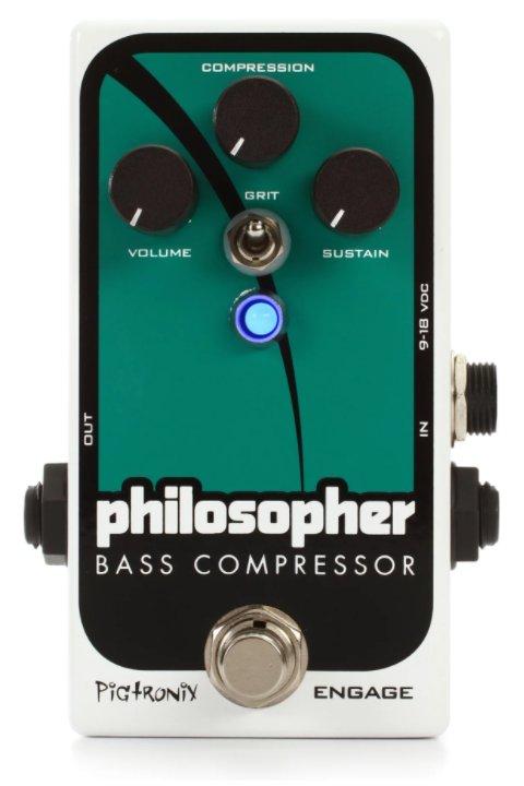 Педаль эффектов PIGTRONIX PBC Bass Philosopher Compressor