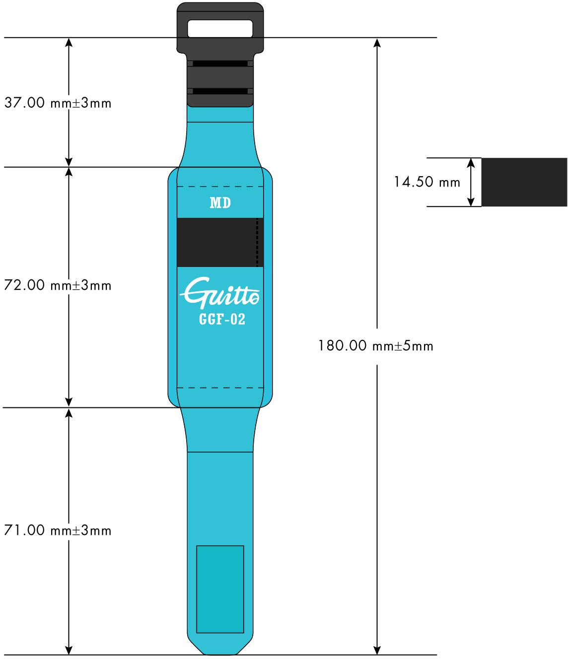 Демпфер гитарный Guitto GGF-02