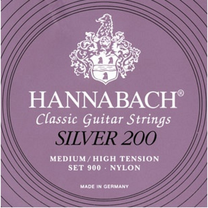 Струны для классической гитары Hannabach 900MHT Silver 200
