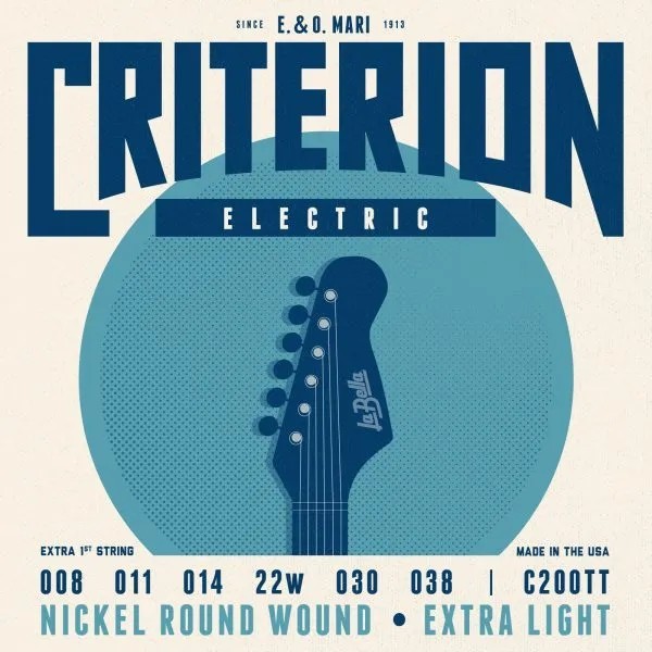 Струны для электрогитары La Bella C200TT Criterion Extra Light