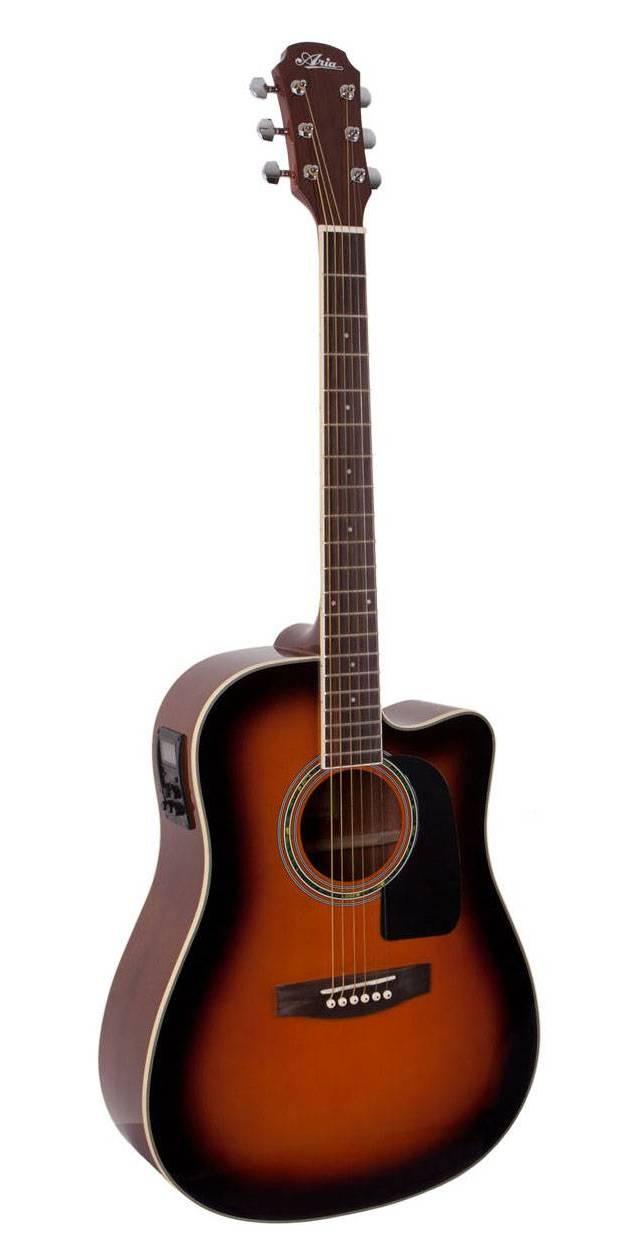 Электроакустическая гитара Aria AD-18CE BS