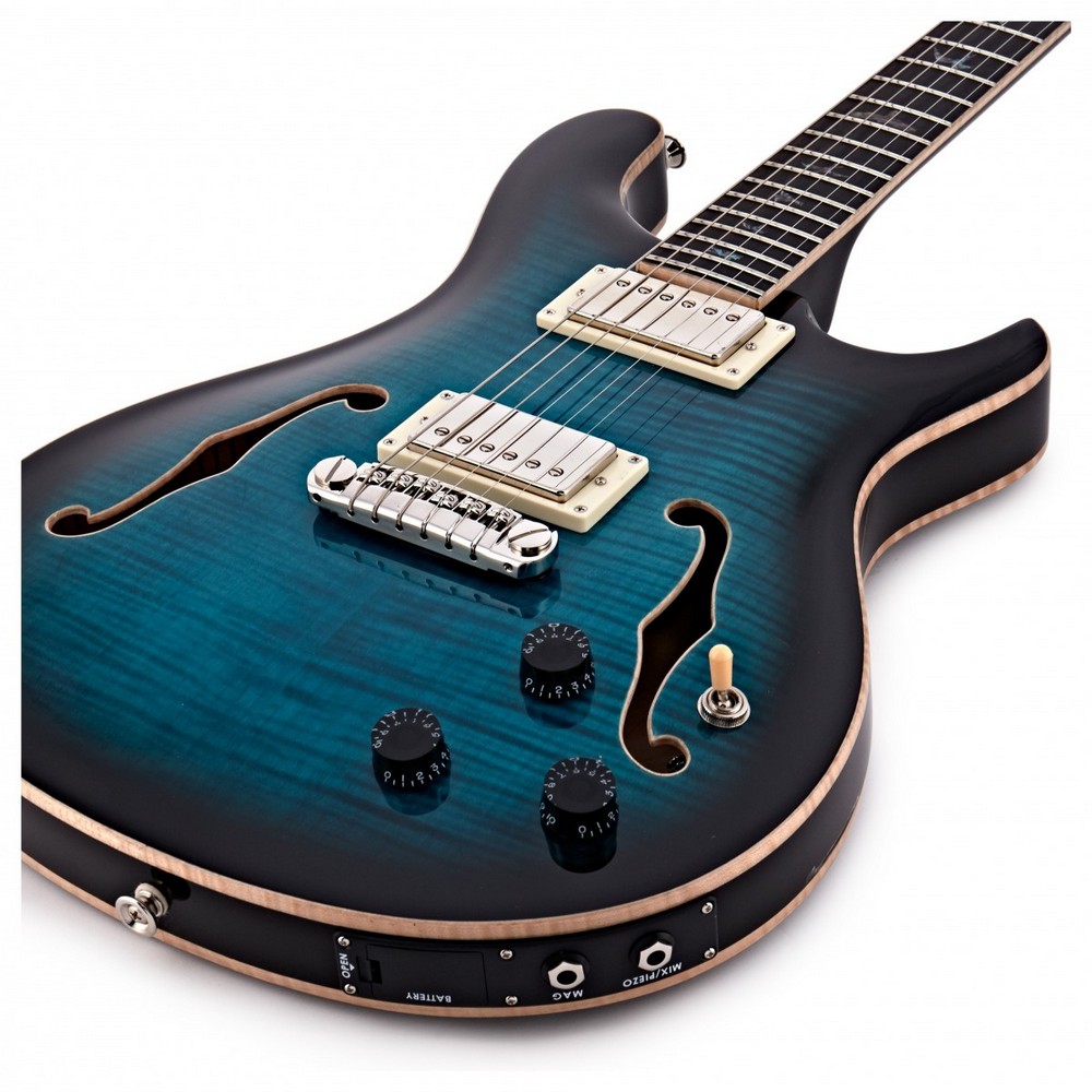 Электрогитара PRS SE HOLLOWBODY II PIEZO PEACOCK BLUE SMOKEBURST