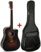 Электроакустическая гитара Sigma DTC-1E-SB with bag