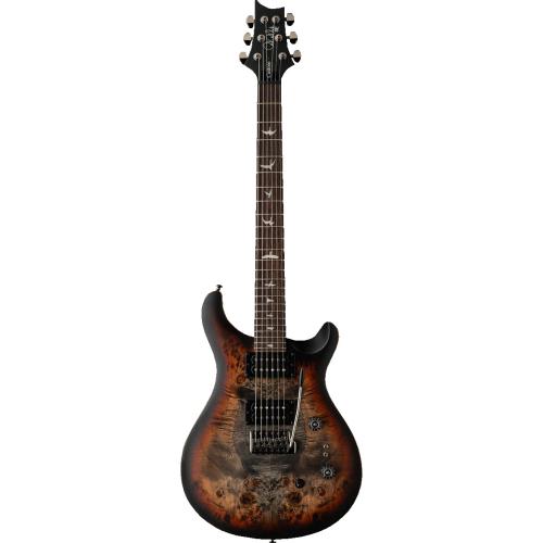 Электрогитара PRS SE Exotic Custom 24-08 Poplar Burl Charcoal Cherry Midnight Burst