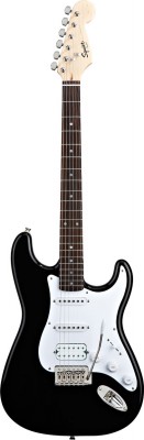 Электрогитара FENDER SQUIER BULLET STRAT TREMOLO HSS - RW - Black