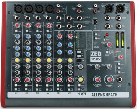 Микшер Allen&Heath ZED-10FX