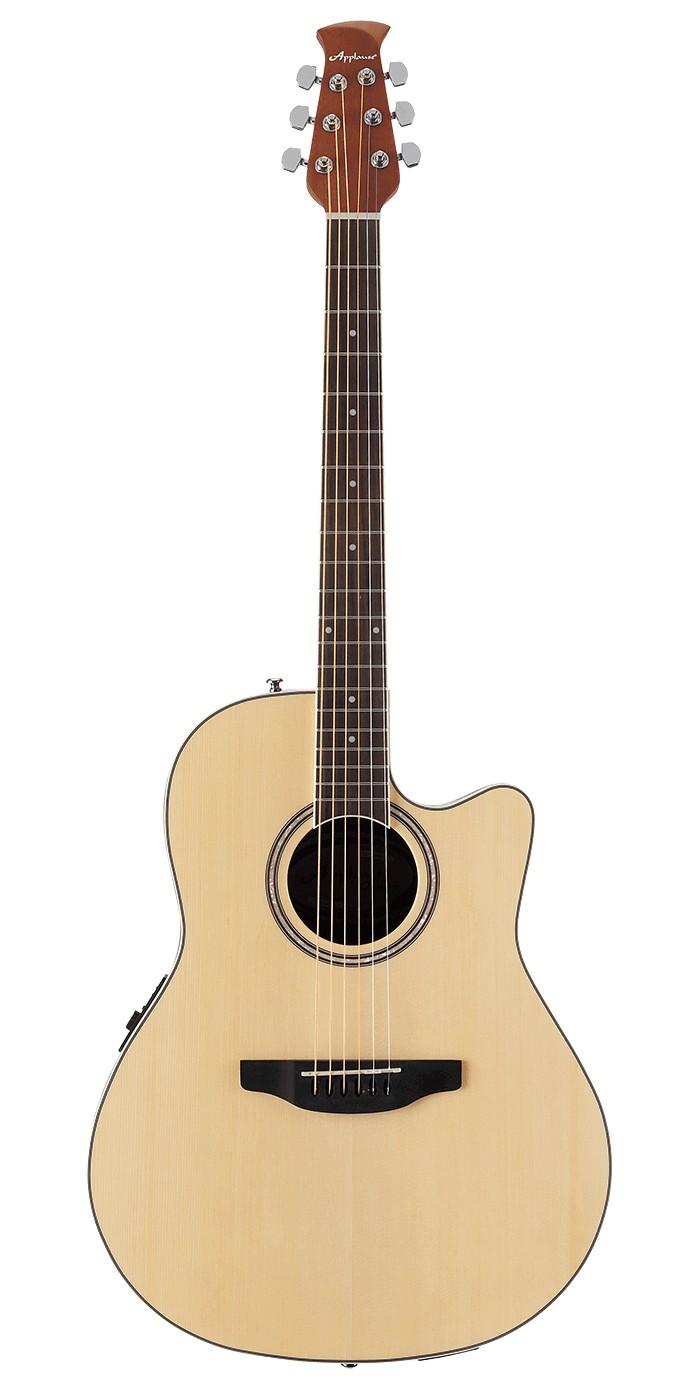 Электроакустическая гитара APPLAUSE AB24II-4 Balladeer Mid Cutaway Natural