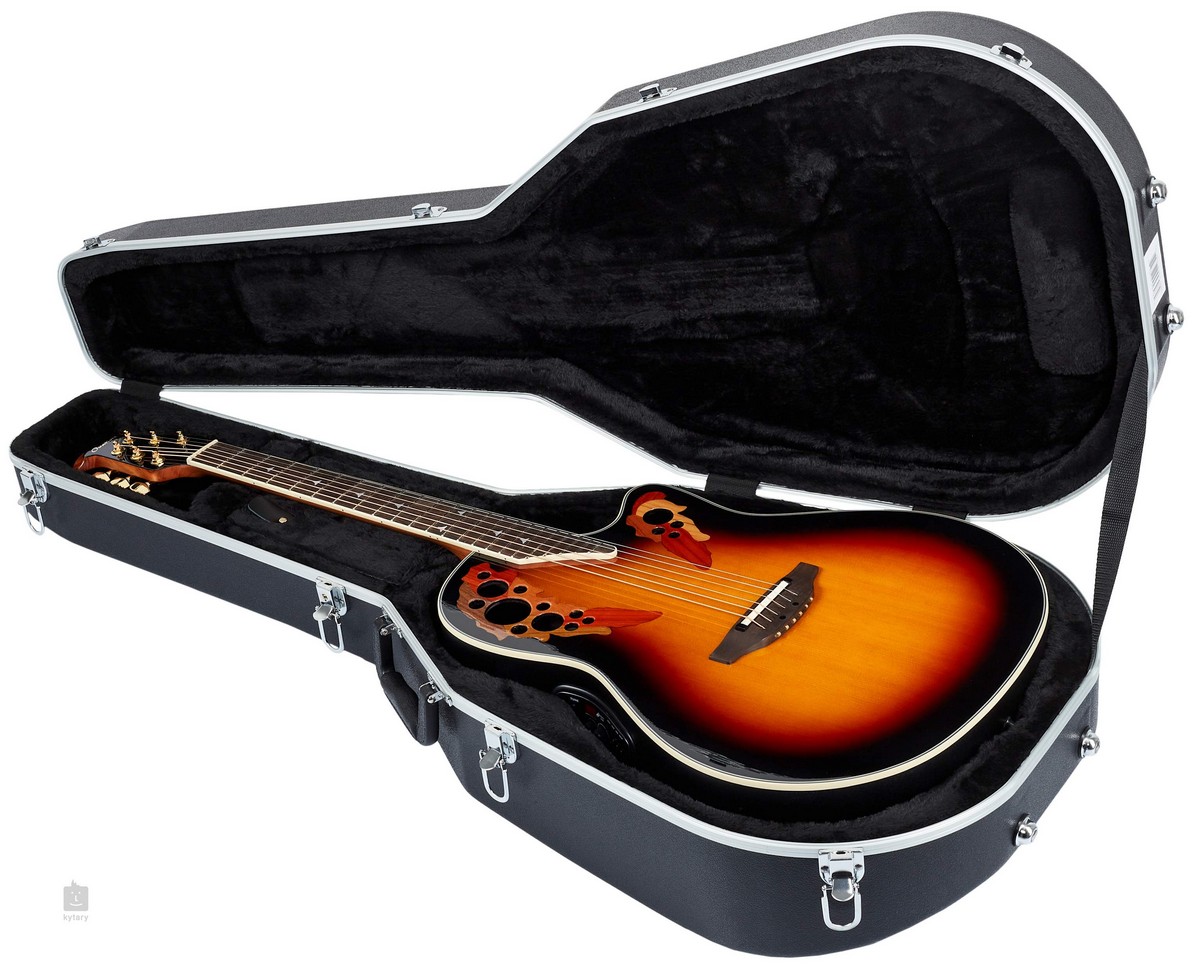 Электроакустическая гитара OVATION 2078AX-1 Elite Deep Contour Cutaway Sunburst