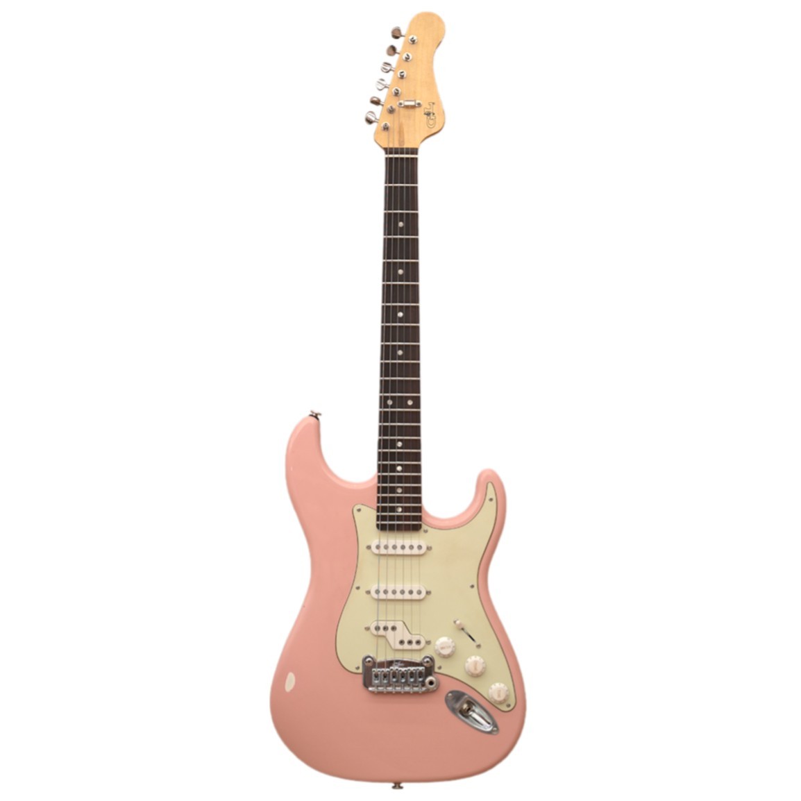 Электрогитара G&L Custom Shop Legacy SSZ RW Nitro Shell Pink