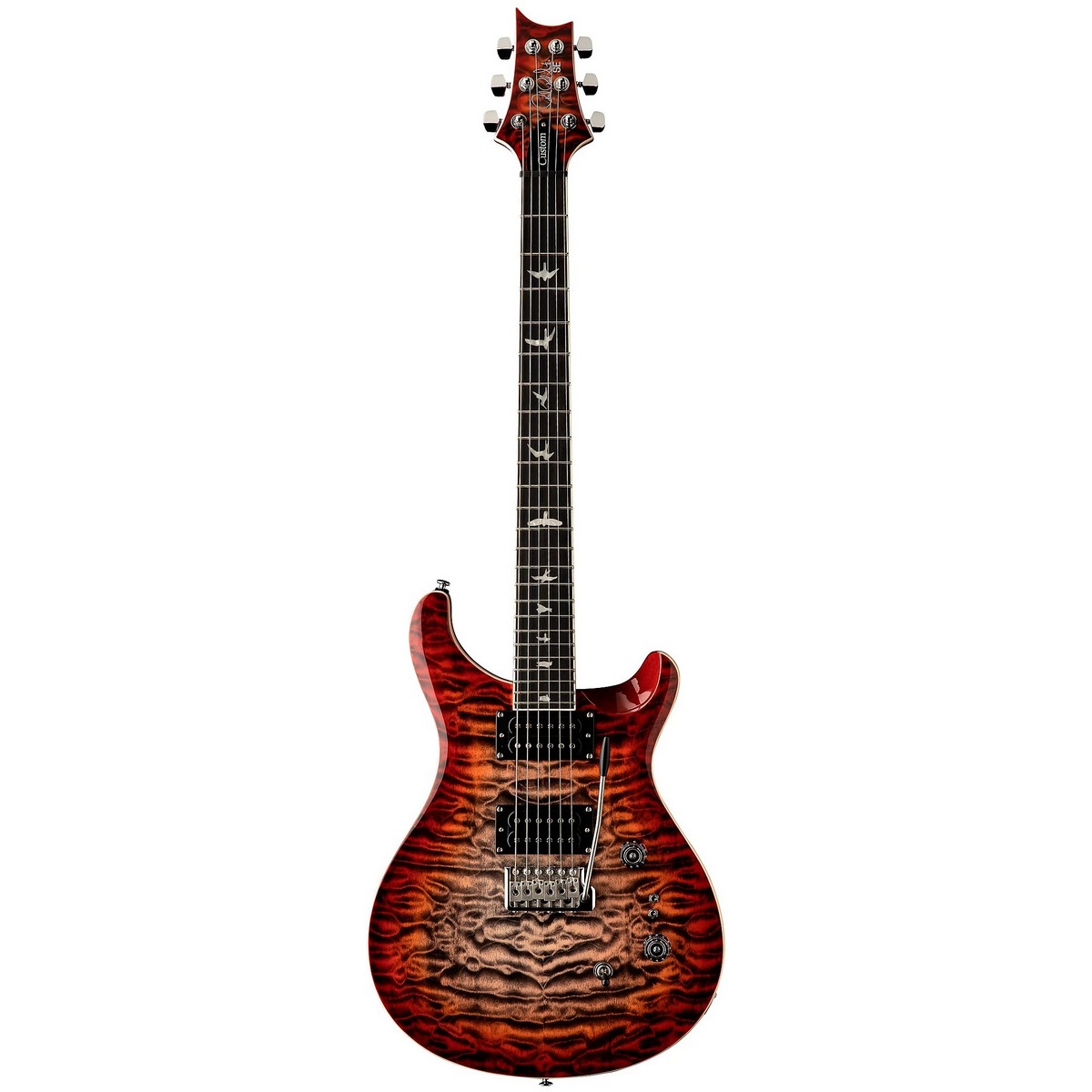 Электрогитара PRS SE Custom 24-08 Quilt Charcoal Burst