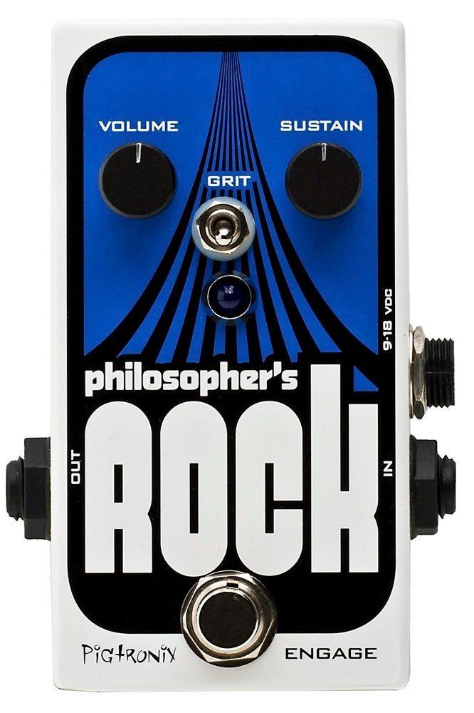 Педаль эффектов PIGTRONIX ROK Philosopher's Rock Sustainer with Germanium Overdrive