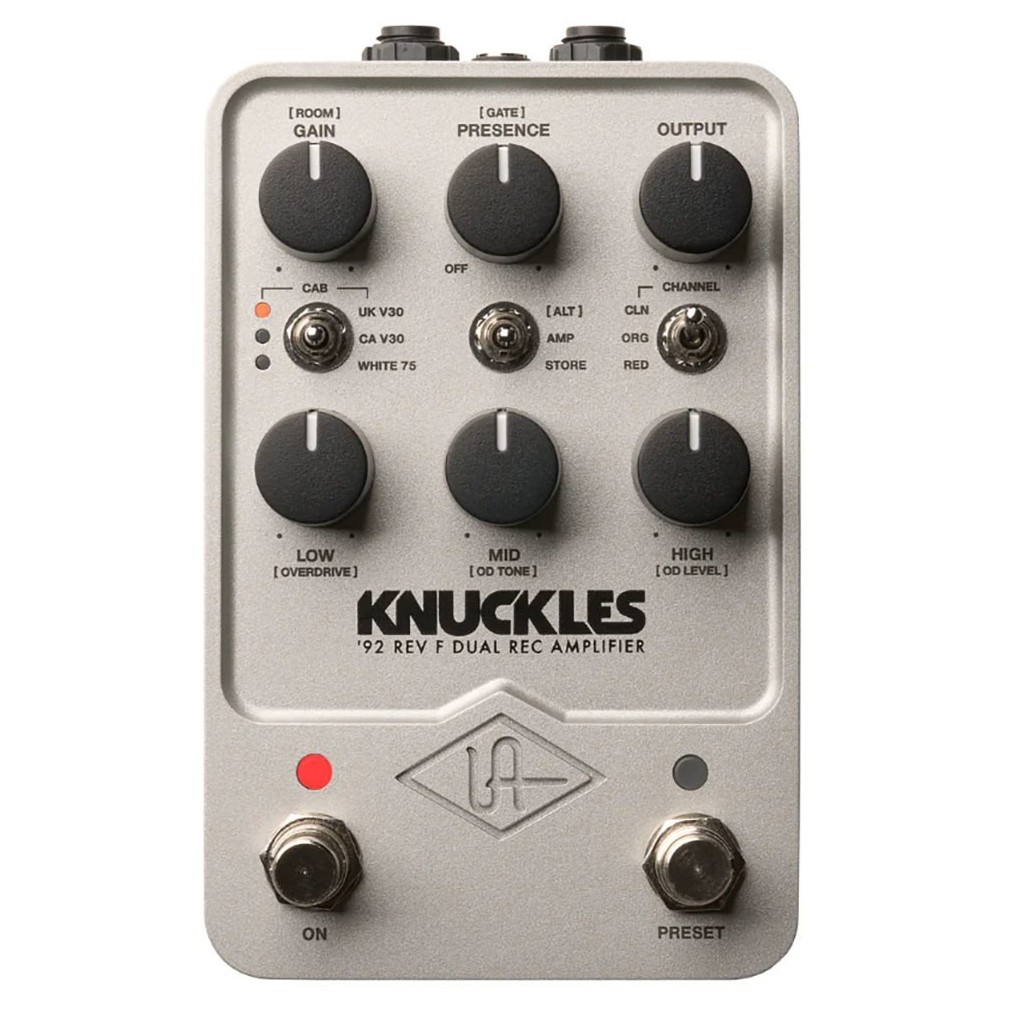 Педаль эффектов Universal Audio UAFX Knuckles 92 Rev F Dual Rec Amplifier