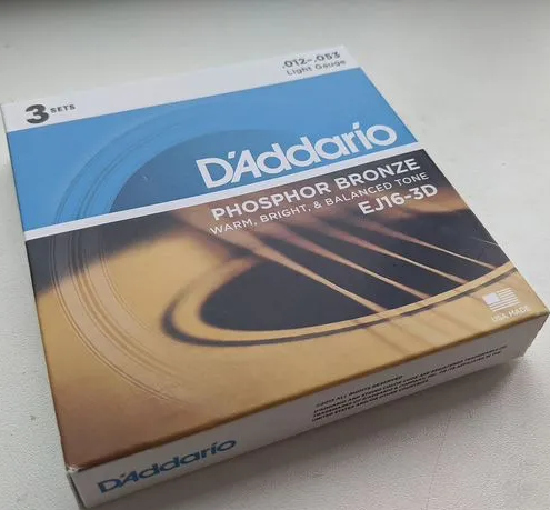 Струны для акустической гитары D'Addario EJ16-3D
