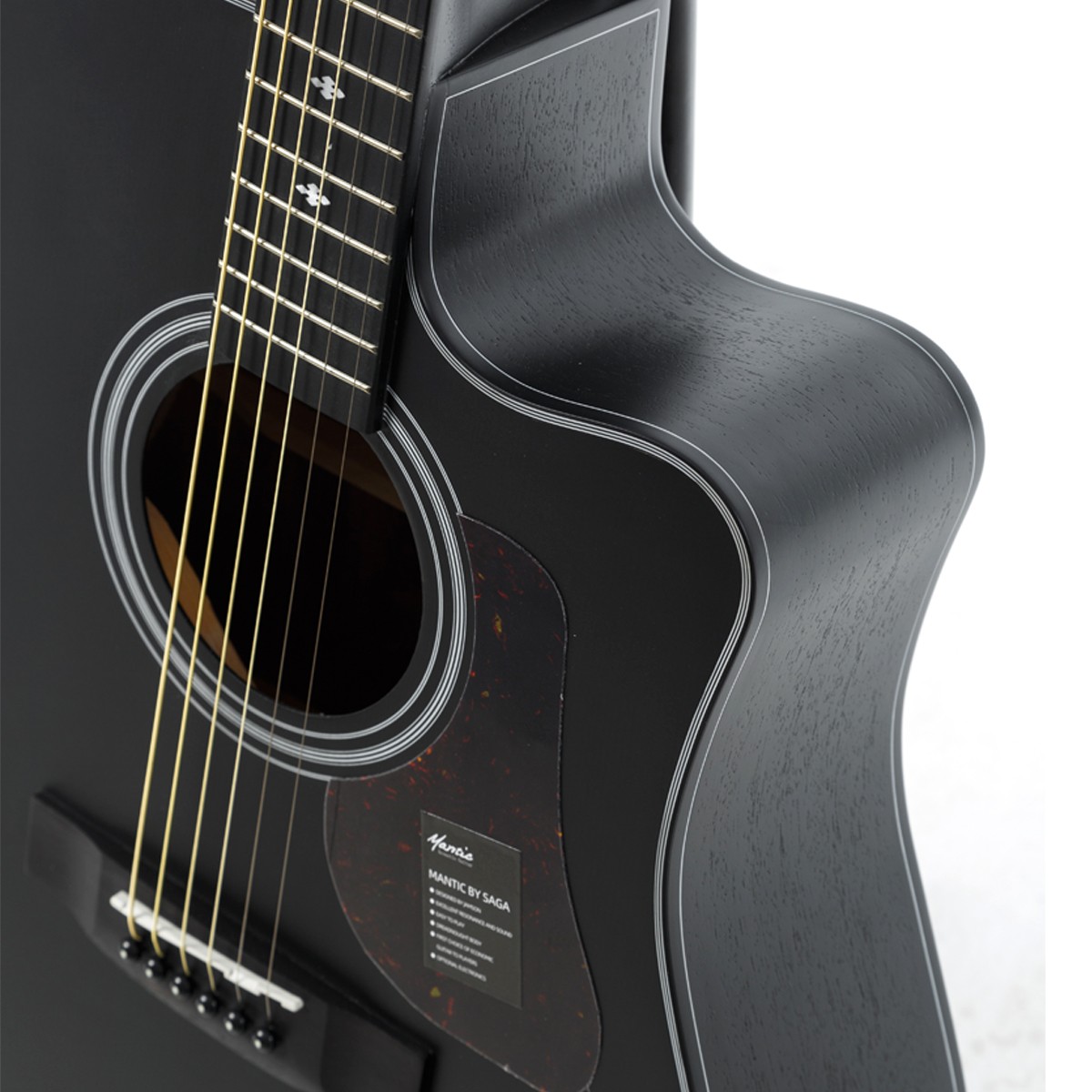 Акустическая гитара Mantic AG-370C BK