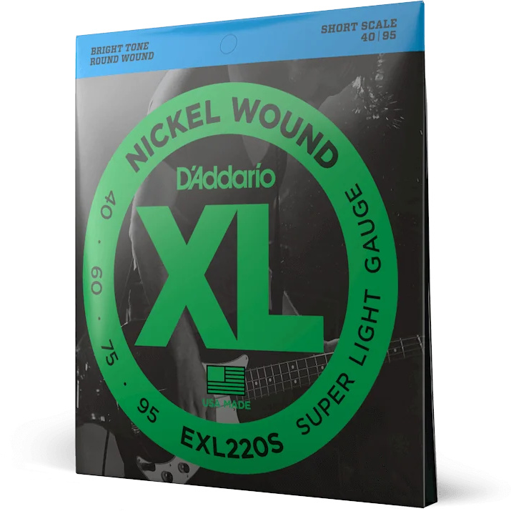 Струны для бас-гитары D'Addario EXL220S