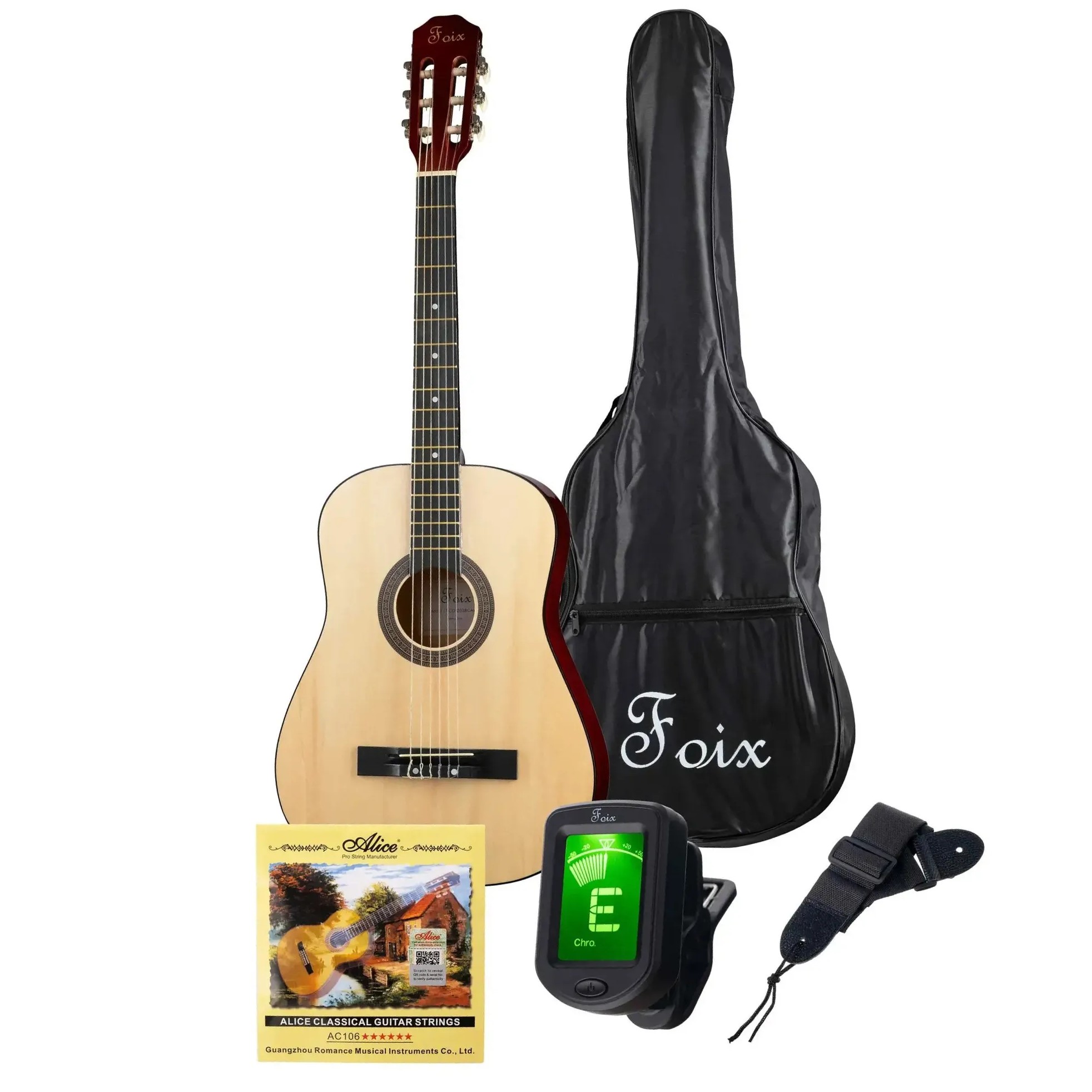 Классическая гитара Комплект Foix FCG-2038CAP-NA
