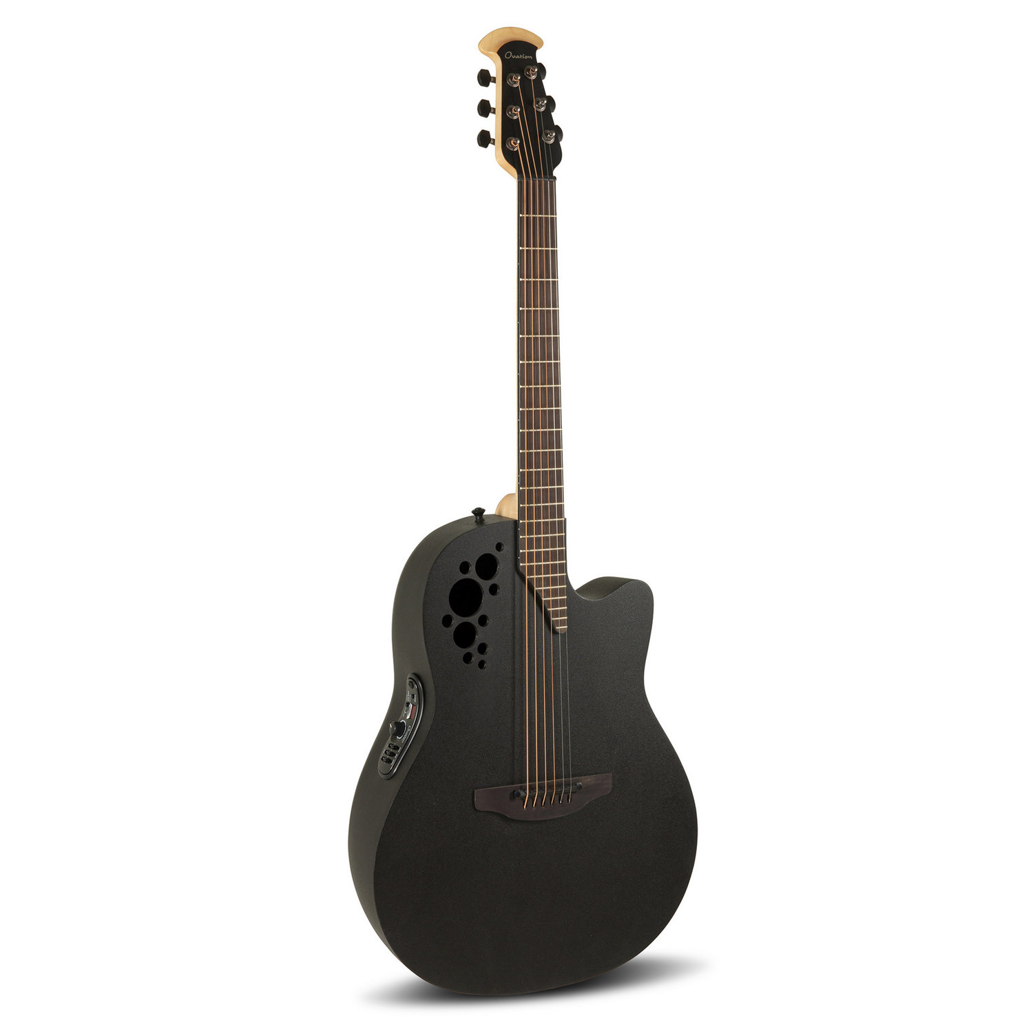 Электроакустическая гитара OVATION 2078TX-5-G Elite TX Deep Contour Cutaway Black Textured