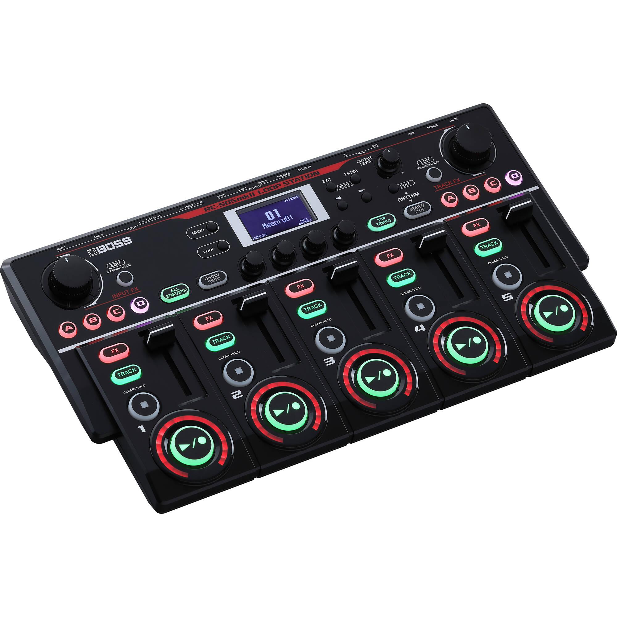 Откройте для себя профессиональный фразовый сэмплер  Boss RC 505MKII, который превращает любого музыканта в полноценный ансамбль.