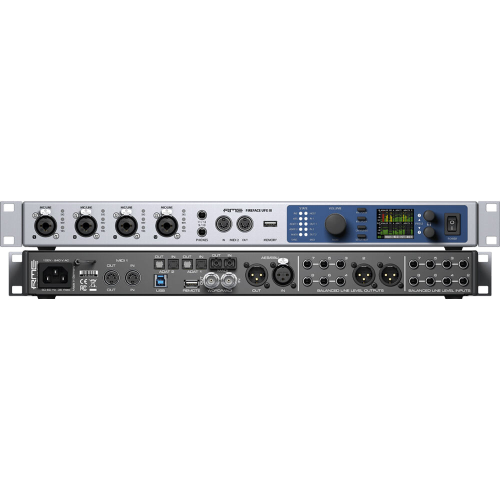 Аудиоинтерфейс RME Fireface UFX III