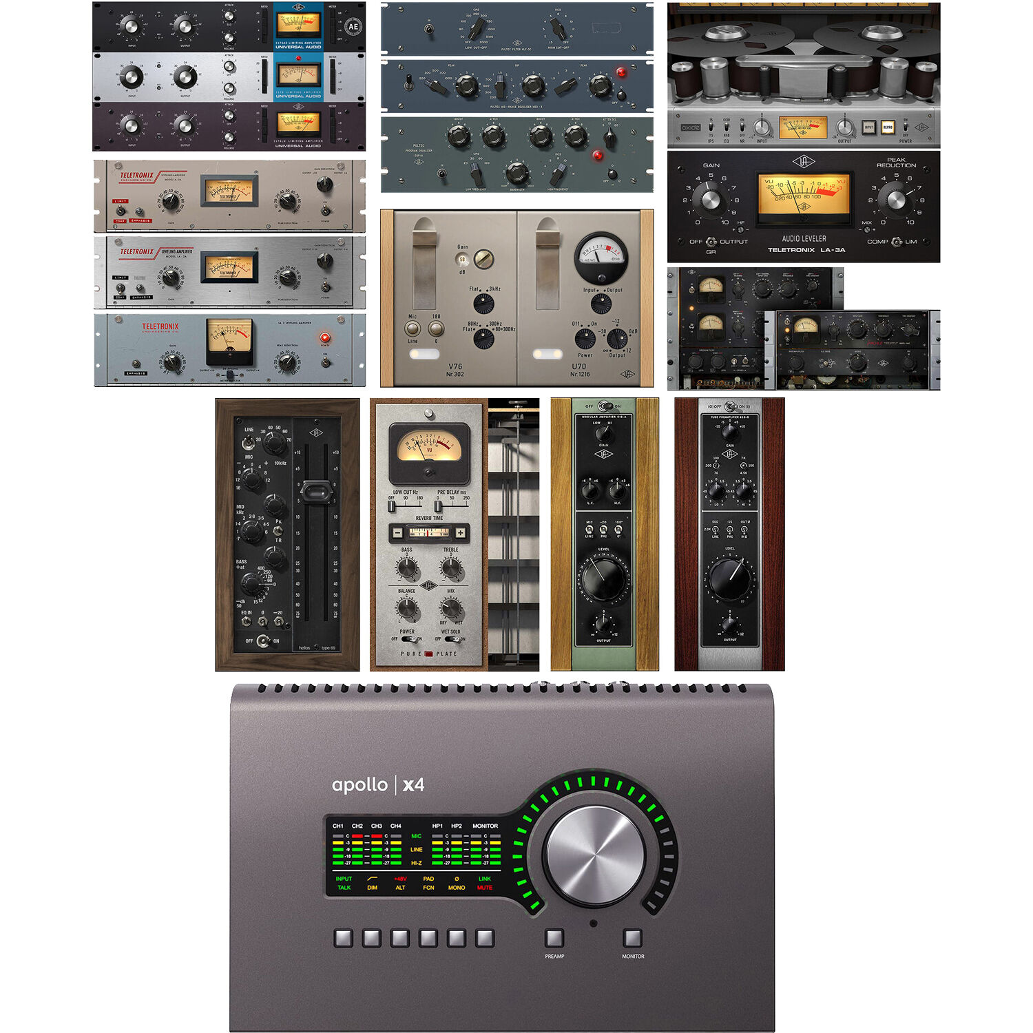 Аудиоинтерфейс Universal Audio Apollo x4 Heritage Edition